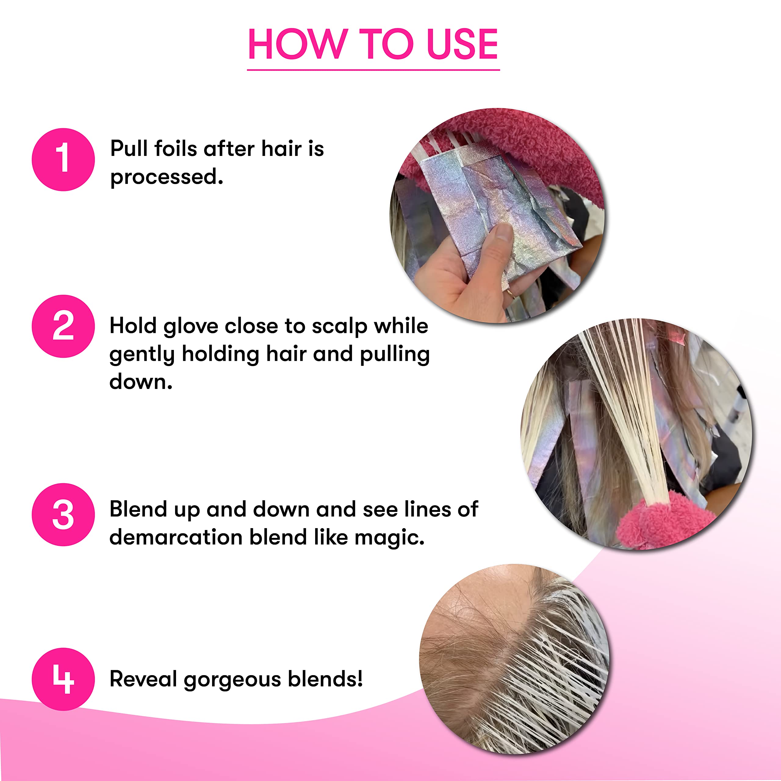 FRAMAR Bleach Blender Microfiber Gloves For Hair Dye – Hair Color Gloves, Microfiber Mitt For Cleaning, Hairstylist Essentials, Hair Salon Supplies, Extra Absorbent On Bleach – 2 Pack - Image 5