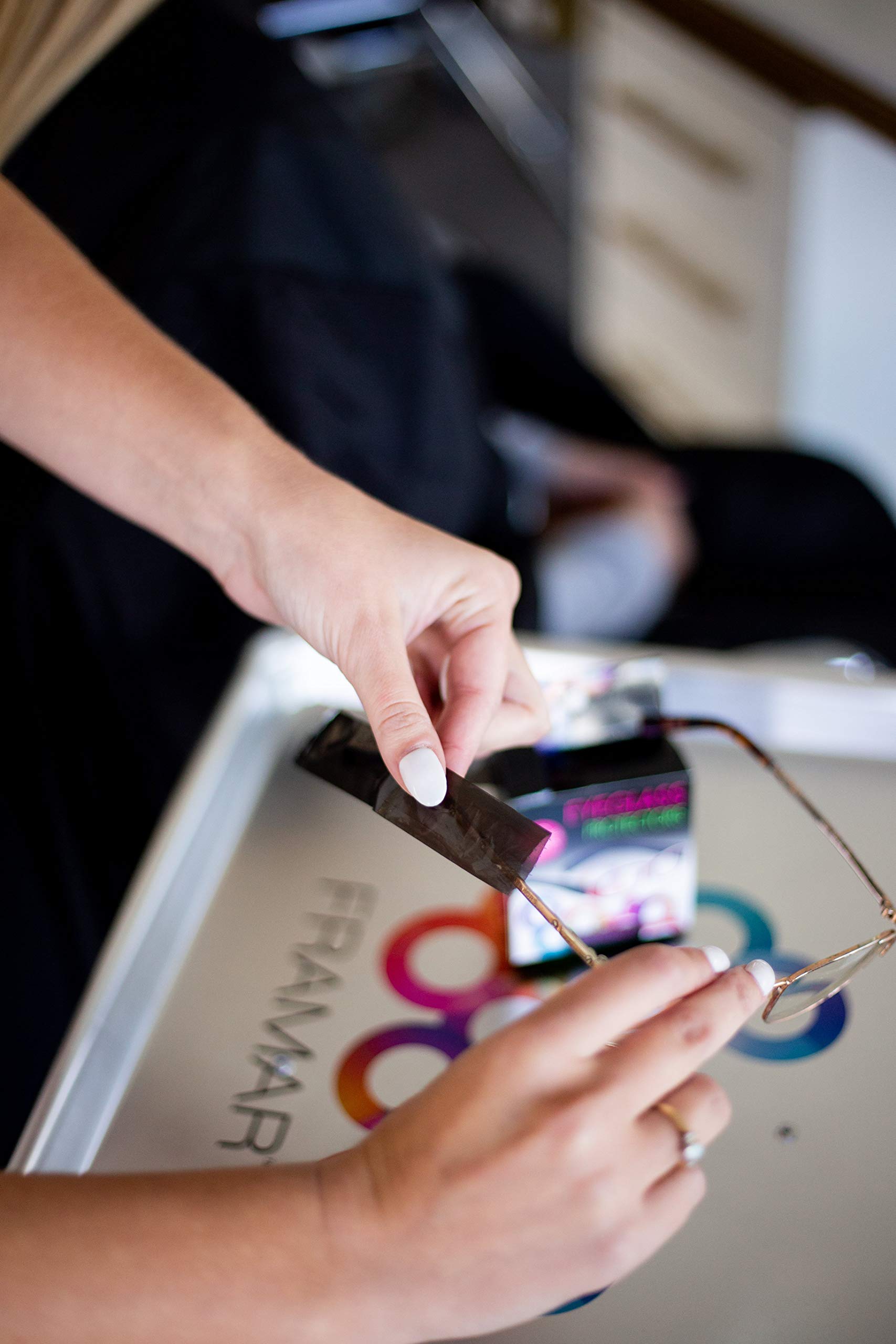 FRAMAR Eyeglass Sleeves For Glasses – Covers For Eye Glasses Against Hair Color, Hair Dye, Glasses Arm Covers, Eyeglass Cover – 200 Count - Image 6