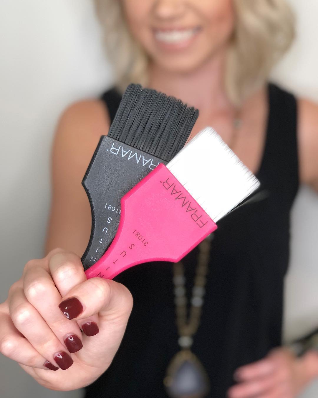 Framar Power Painter Hair Dye Brush - Hair Coloring Brush, Hair Dying Brush to Apply Hair Color, Blending Hair Color Brush Set, Balayage Tools, Dye Application Brush to Paint Hair, Tint Brush - 2 Pk - Image 4