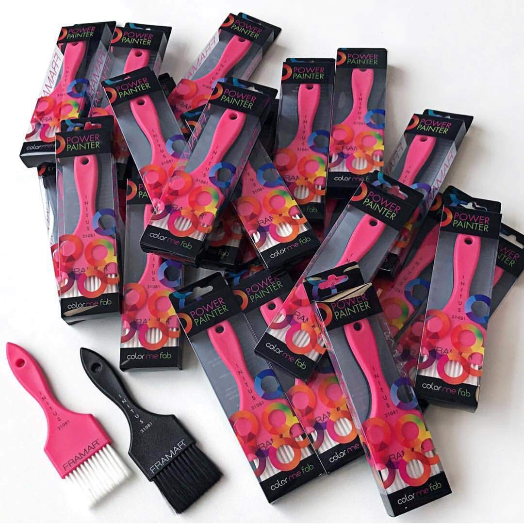 Framar Power Painter Hair Dye Brush - Hair Coloring Brush, Hair Dying Brush to Apply Hair Color, Blending Hair Color Brush Set, Balayage Tools, Dye Application Brush to Paint Hair, Tint Brush - 2 Pk - Image 8